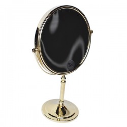 Зеркало косметическое настольное Magliezza Fiore 80106-do (золото)